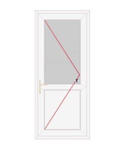 PVCu Doors uPVC Door Style 304P