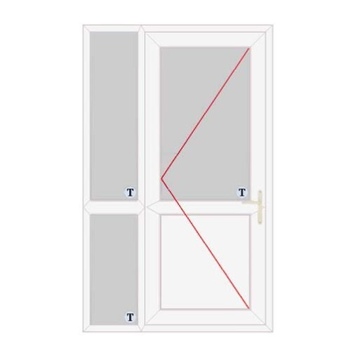 PVCu Doors uPVC Door Style 311p